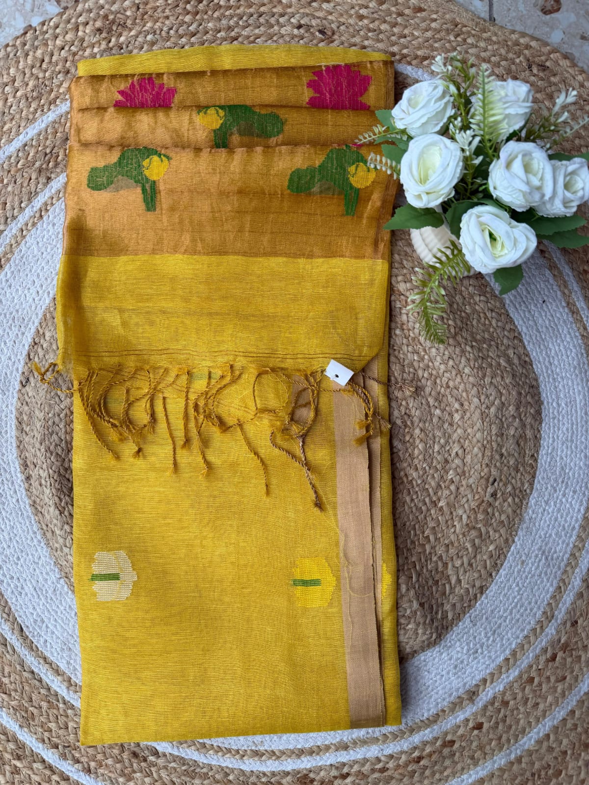 Premium Silk Linen Saree