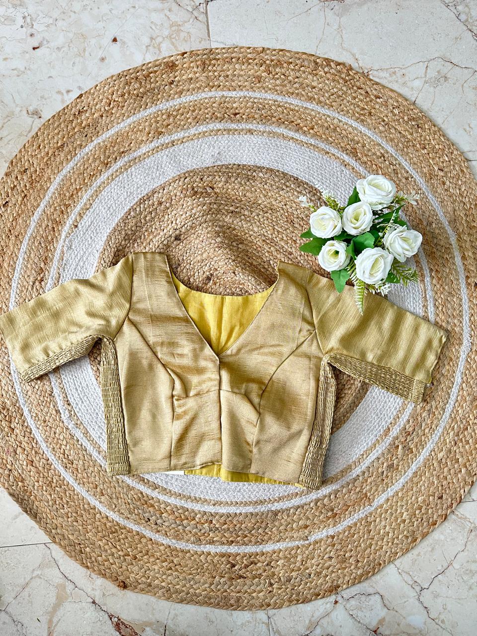 Semi-Silk Stretchable Blouse