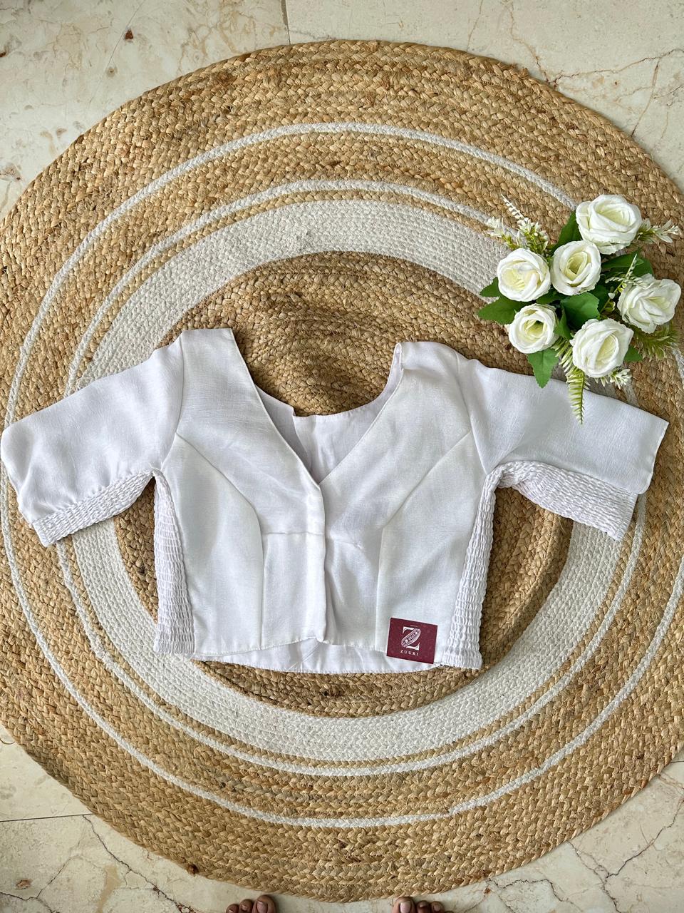 Semi-Silk Stretchable Blouse