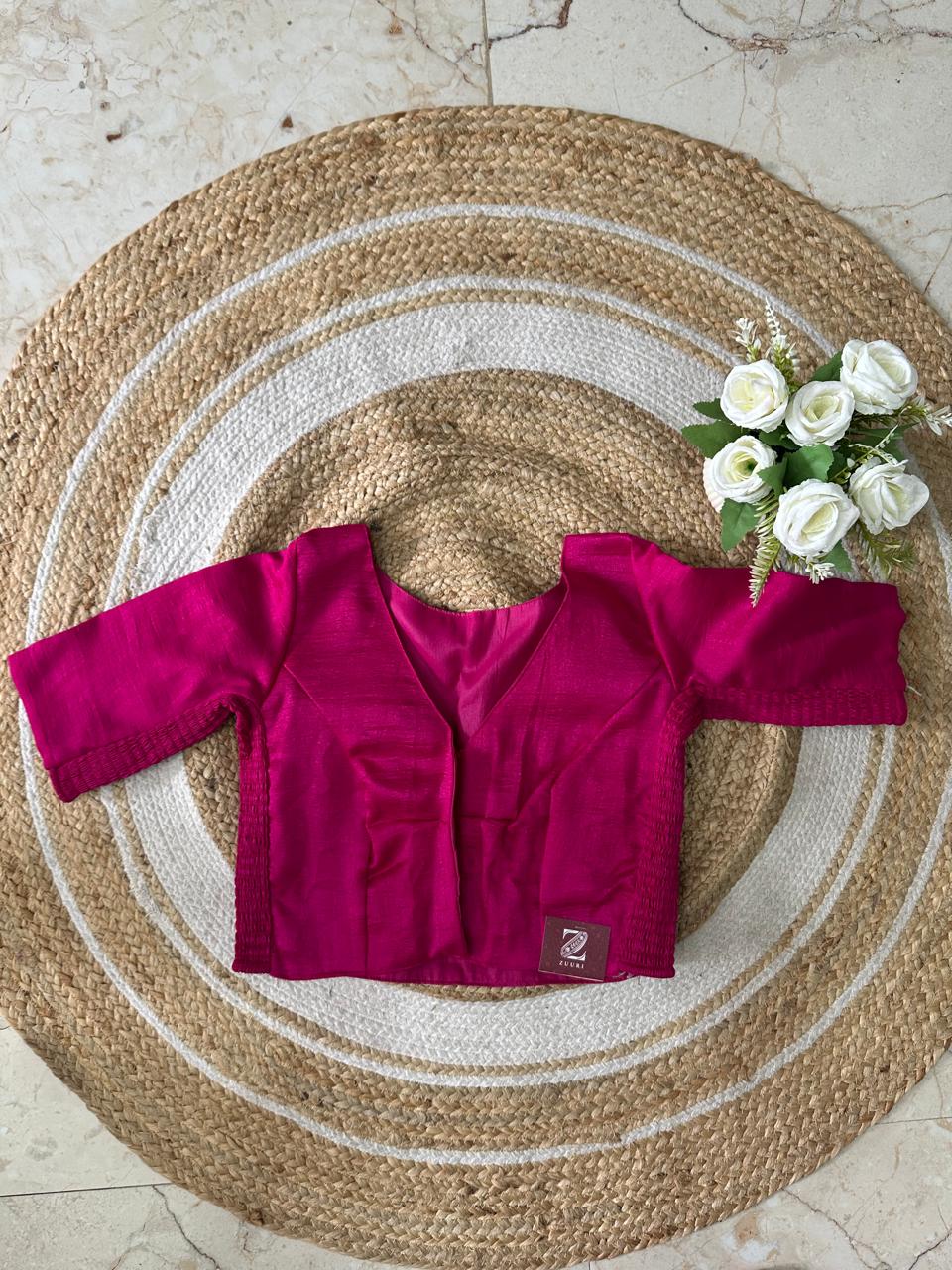 Semi-Silk Stretchable Blouse