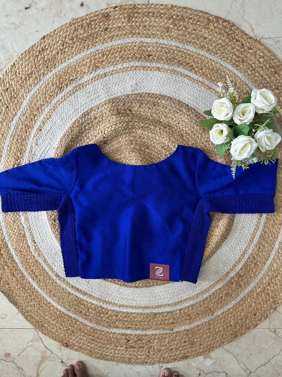 Semi-Silk Stretchable Blouse
