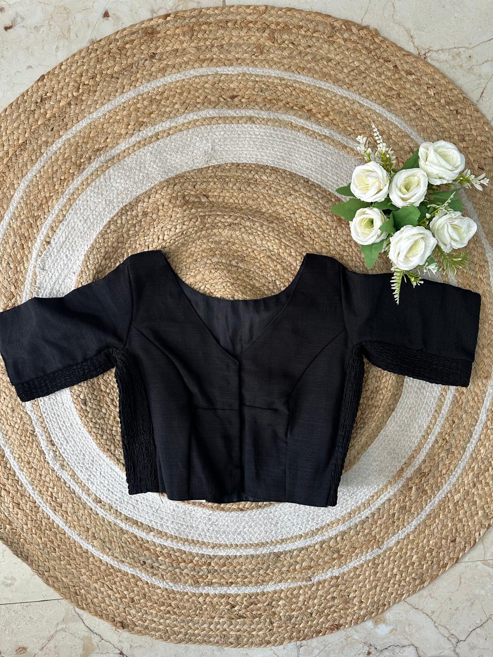 Semi-Silk Stretchable Blouse