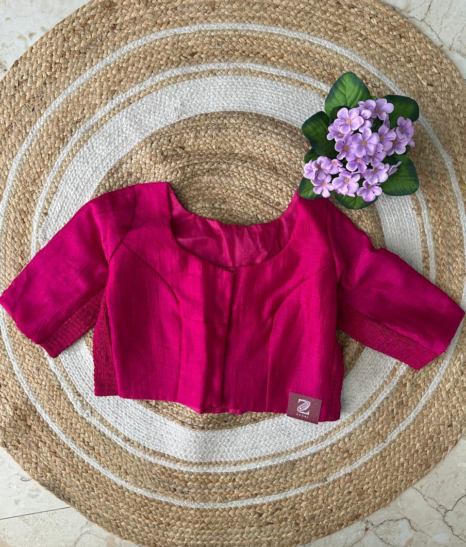 Semi-Silk Stretchable Blouse