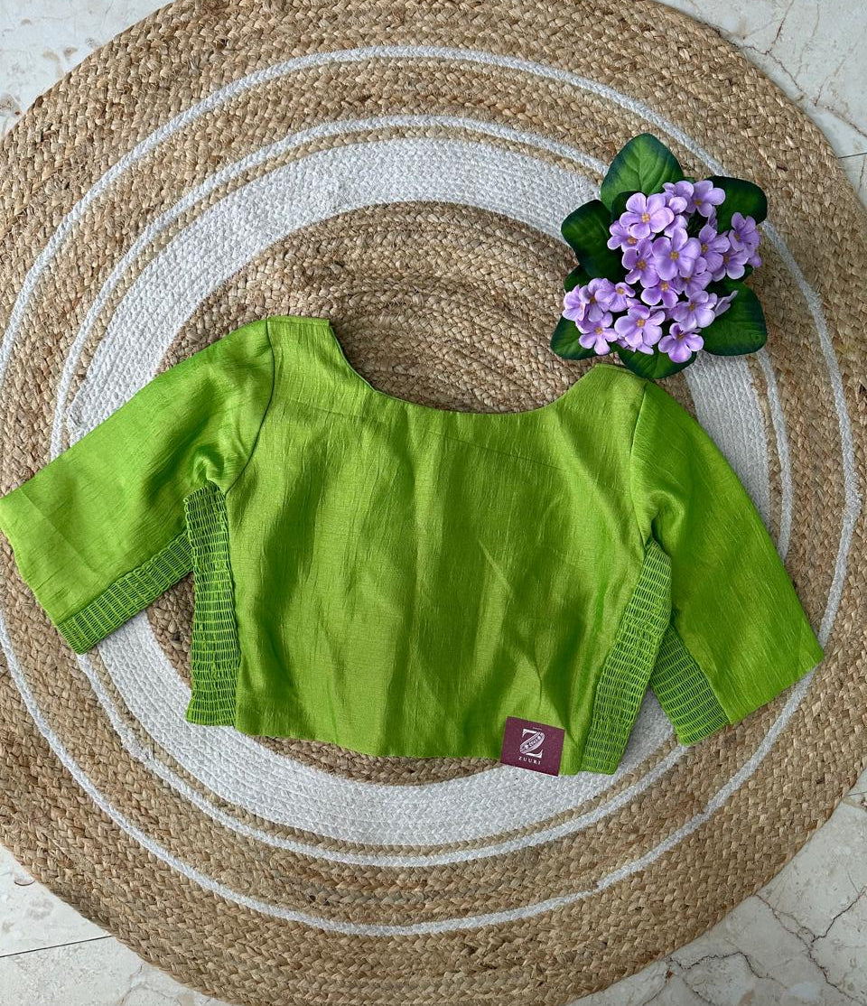Semi-Silk Stretchable Blouse