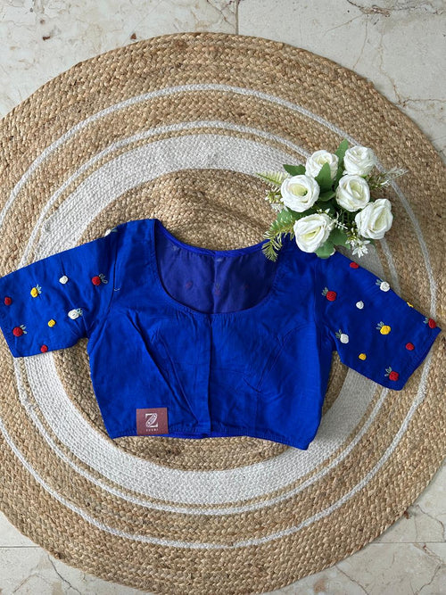 Habd Embroidered Malai Cotton Blouse