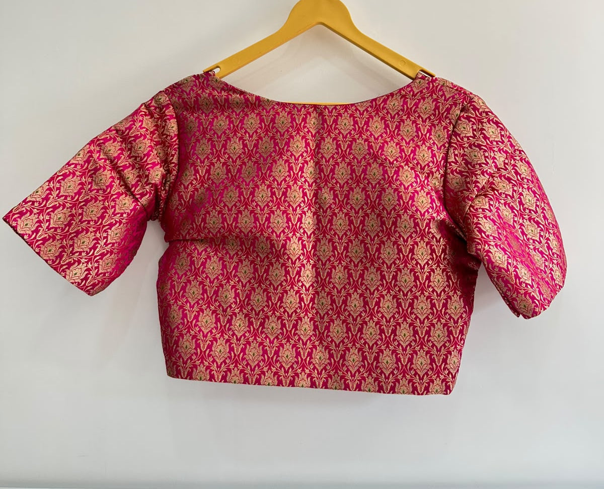 Brocade Semi-Silk Saree