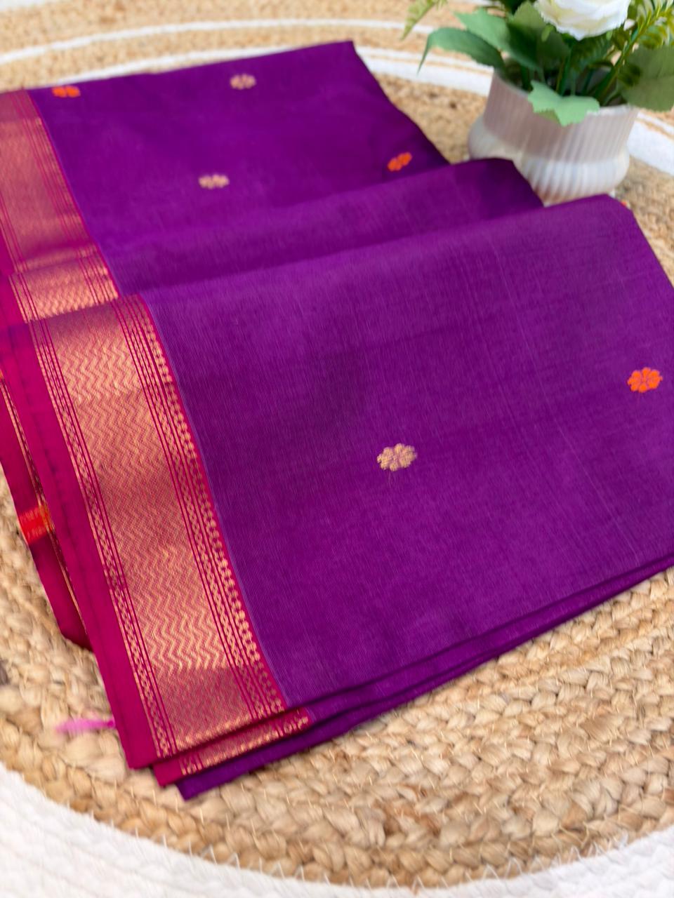 Handloom Maheshwari Saree