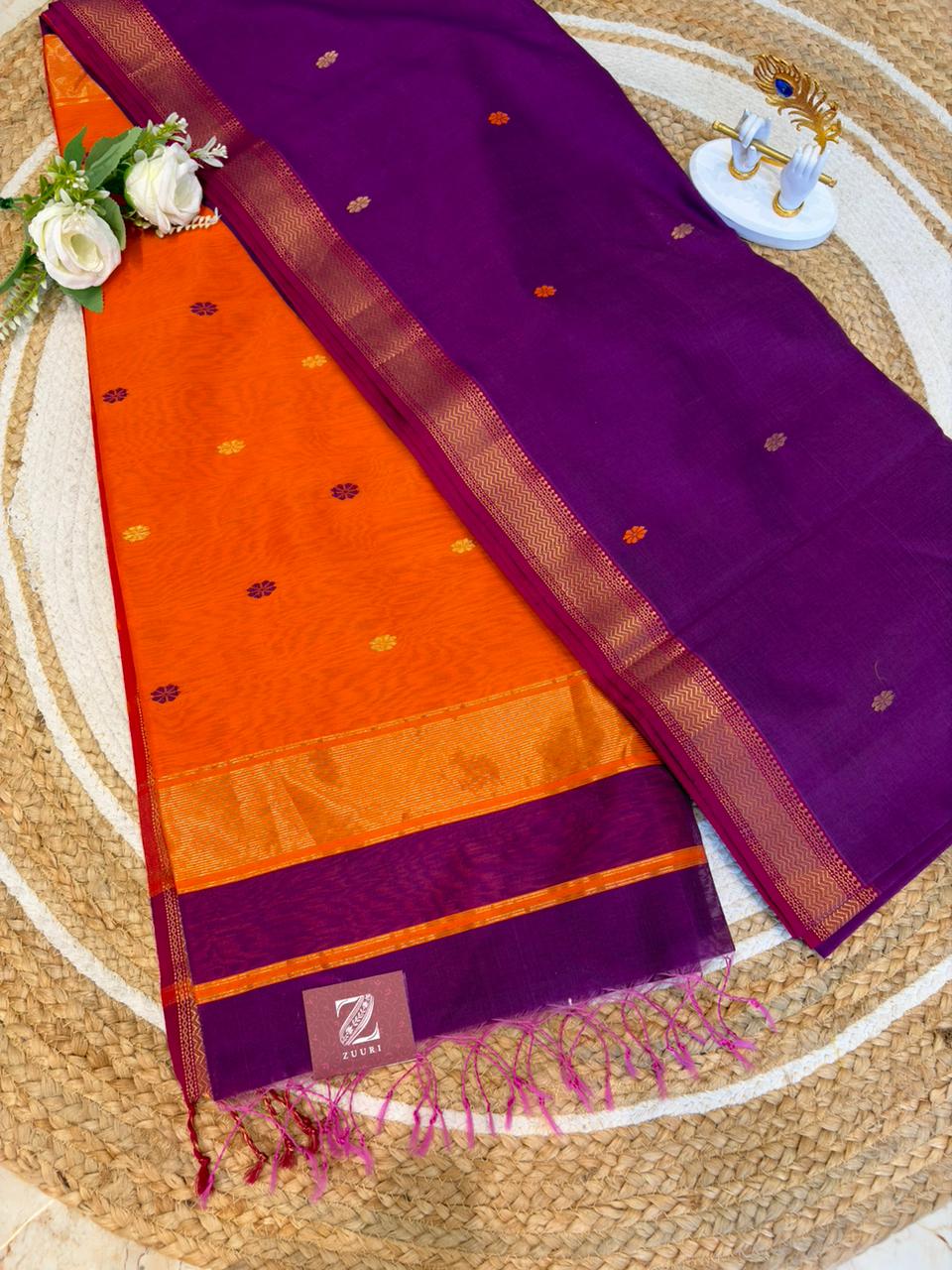 Handloom Maheshwari Saree