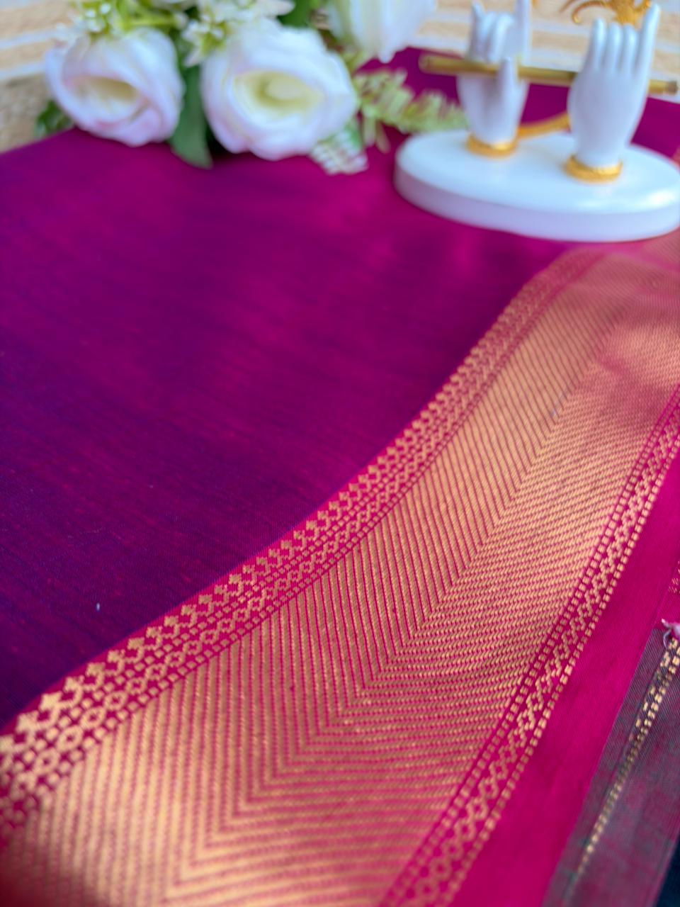 Handloom Maheshwari Saree