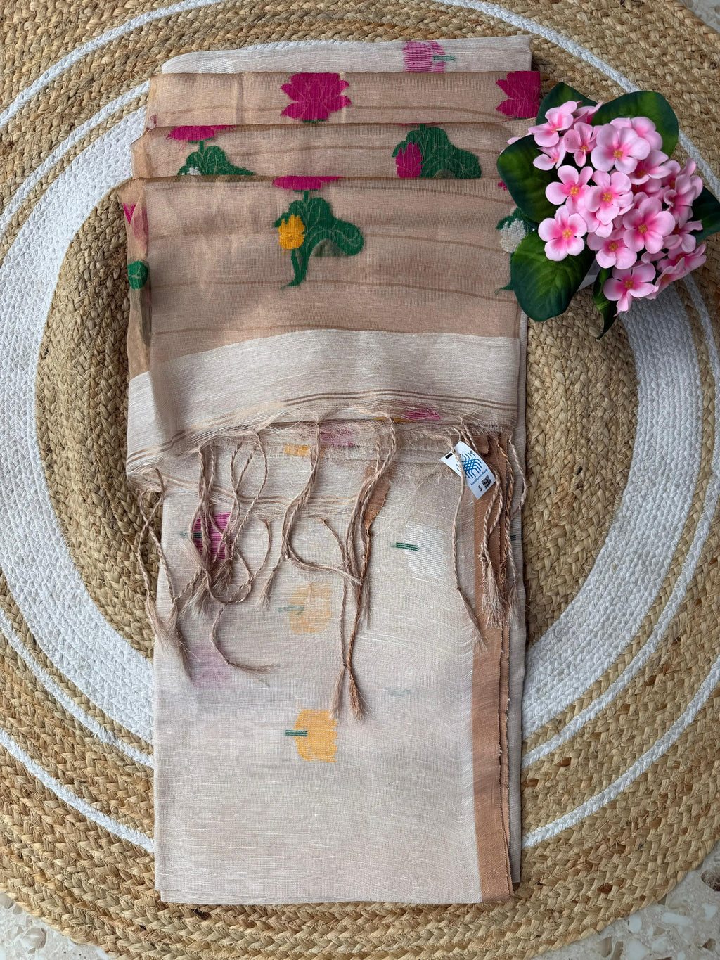 Linen Saree