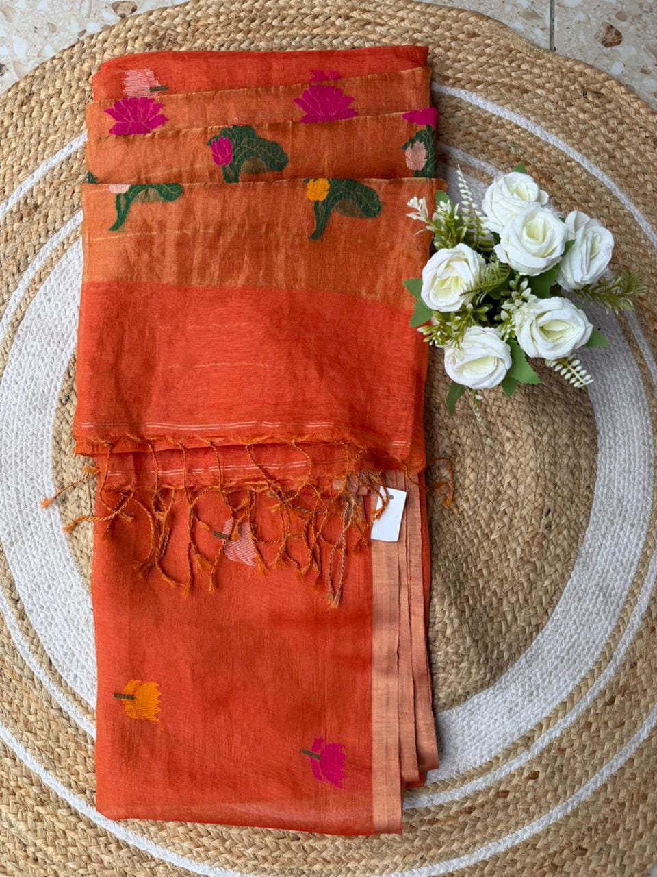 Linen Saree
