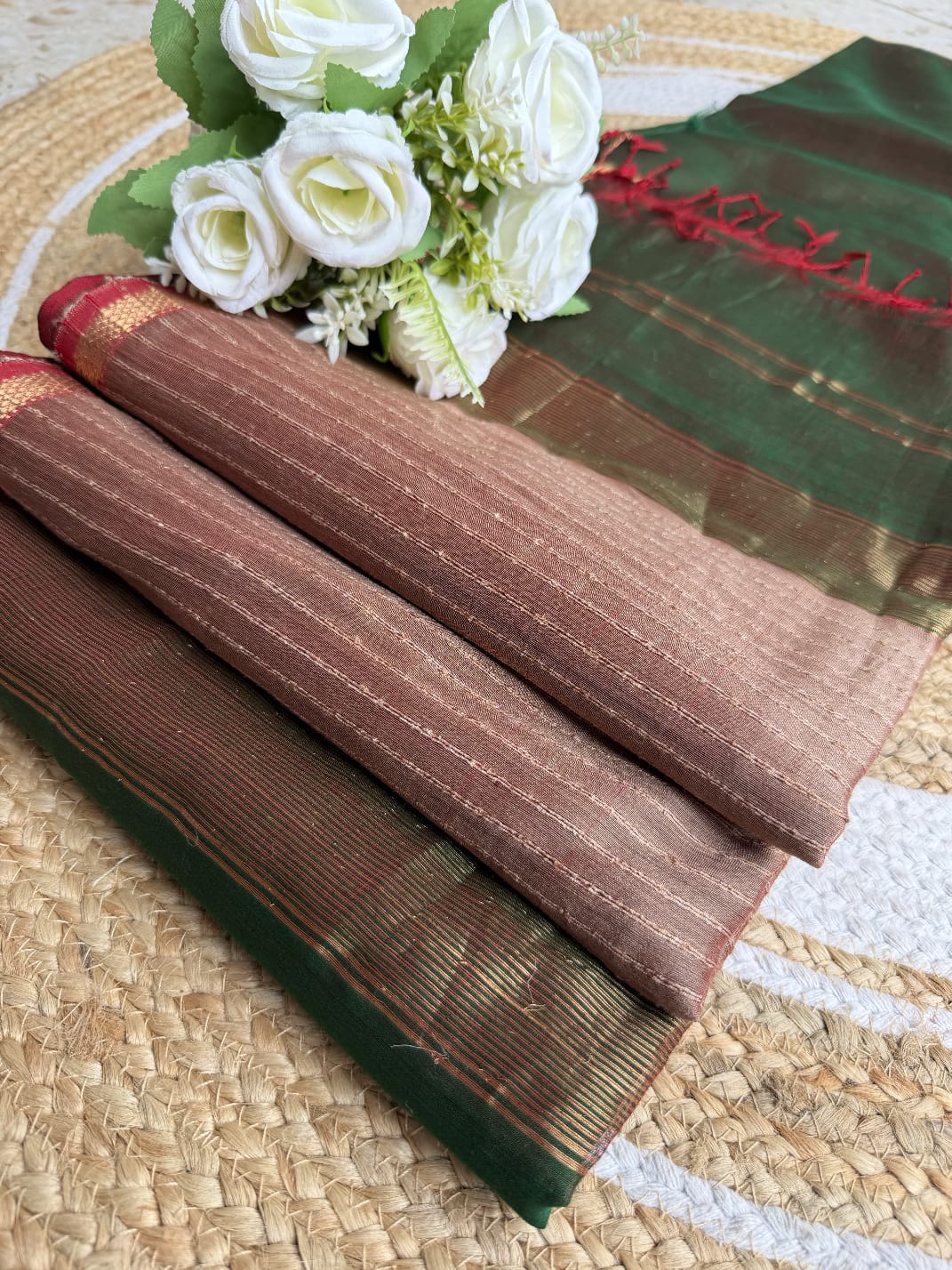 Handloom Maheshwari Saree