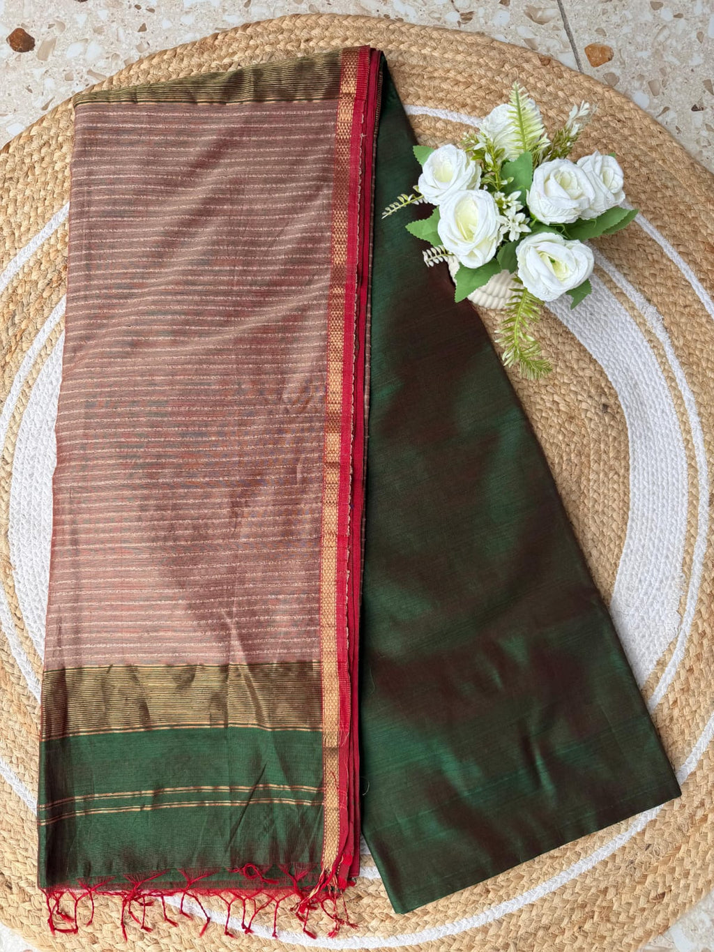 Handloom Maheshwari Saree