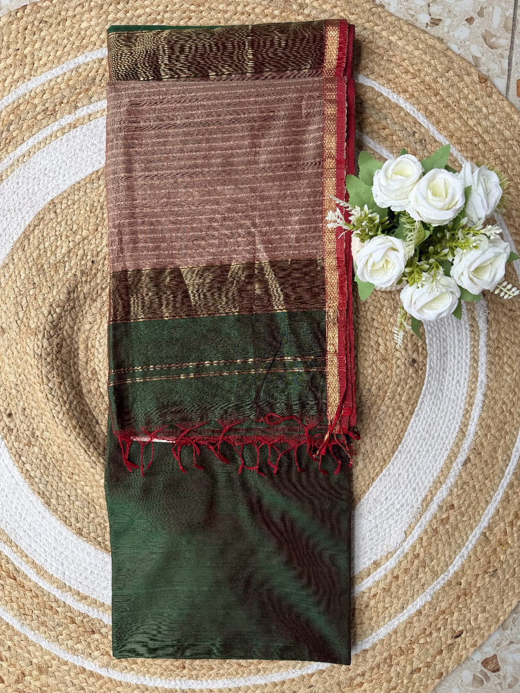 Handloom Maheshwari Saree