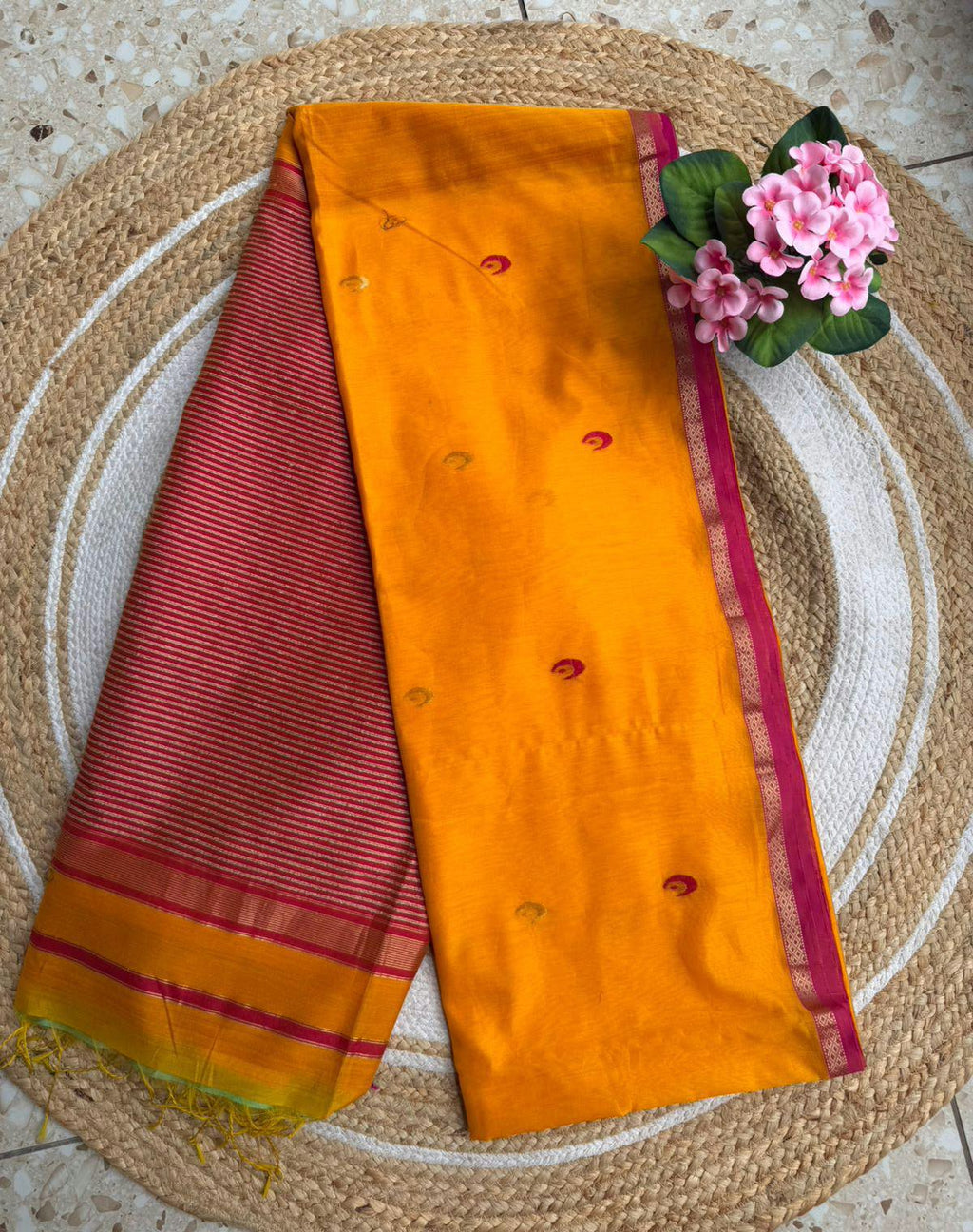 Maheshwari Silk Cotton Saree