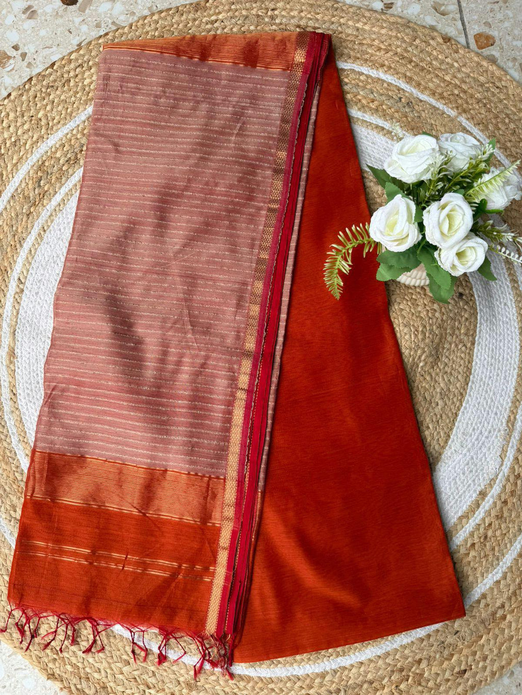 Handloom Maheshwari Saree