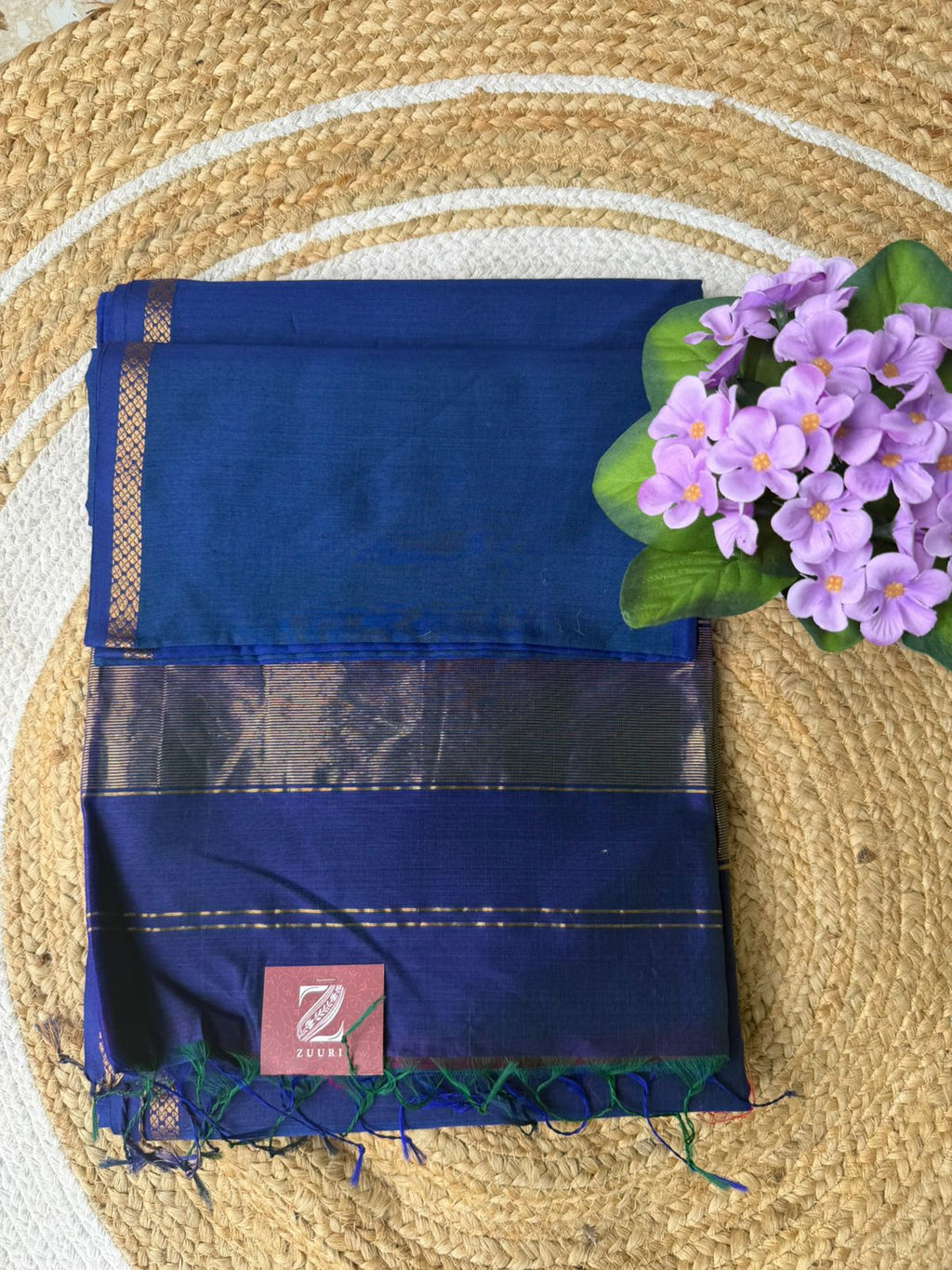 Maheshwari Shaded Plain Body Saree