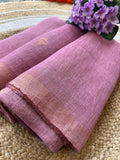 Silk Linen Saree