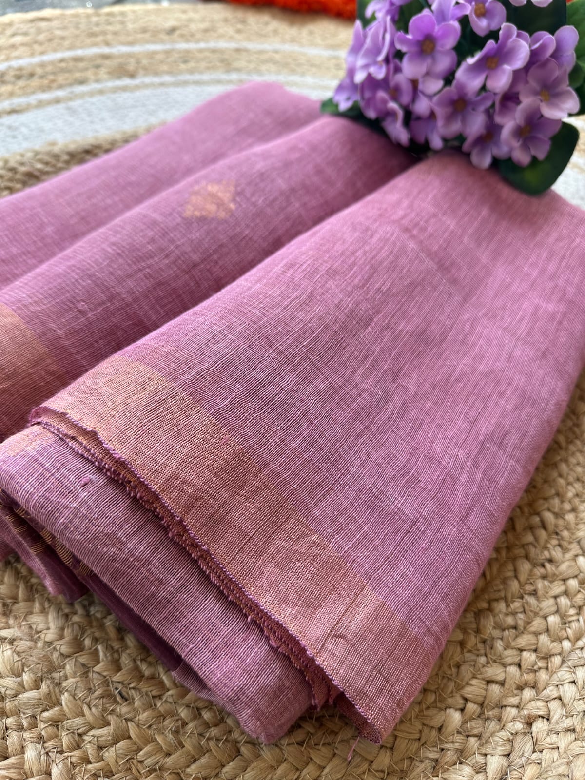 Silk Linen Saree