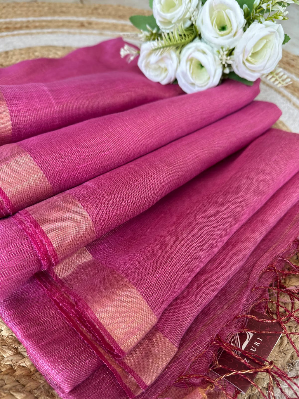 Premium Silk Linen saree