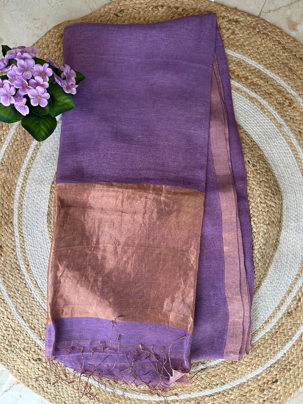 Premium Silk Linen saree