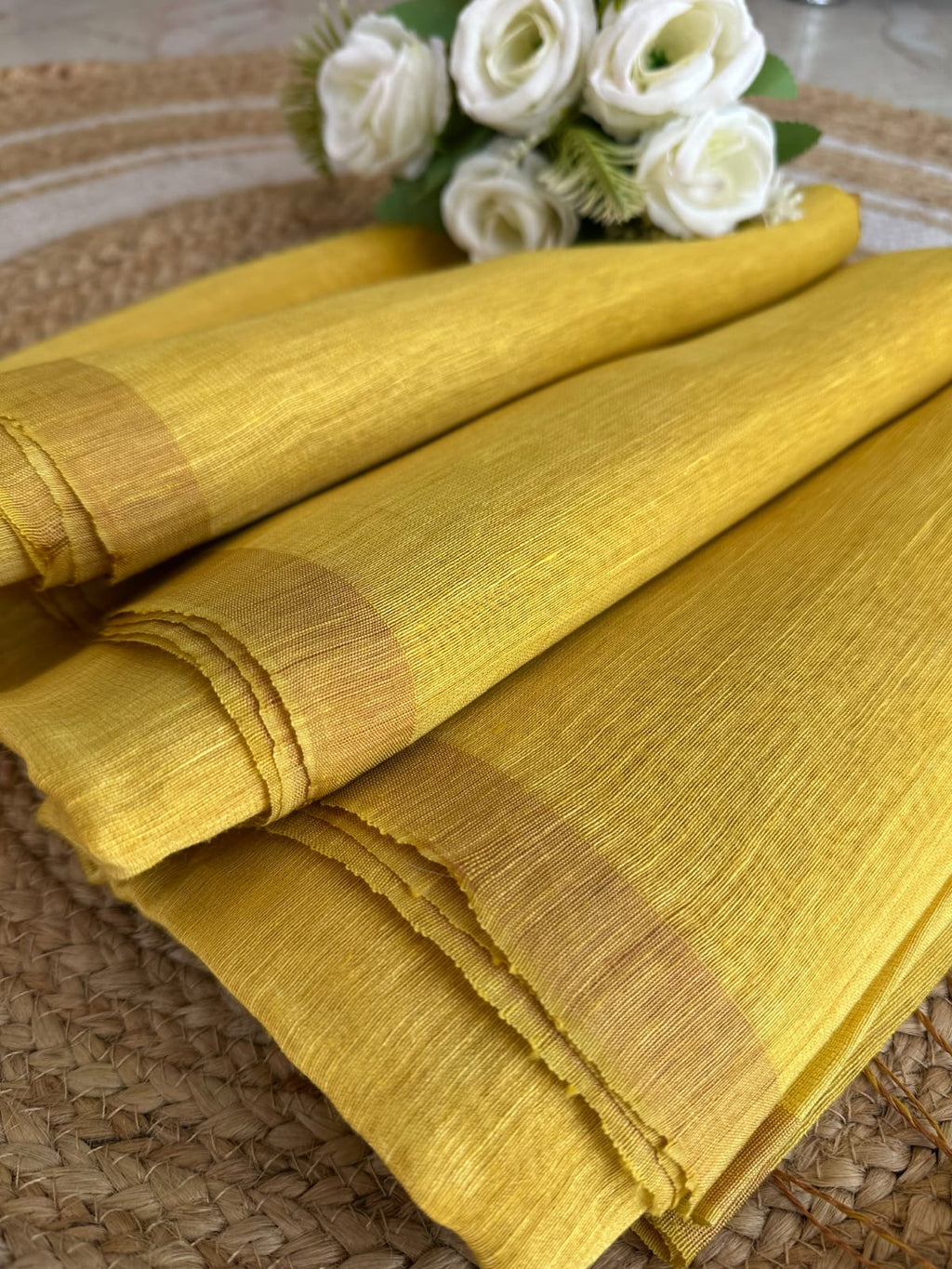 Silk Linen Saree