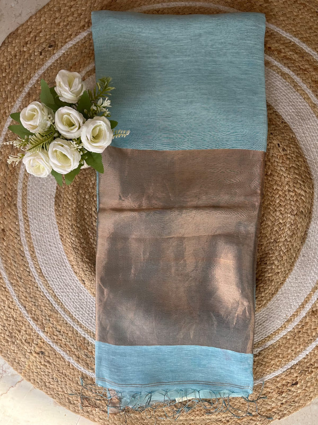 Premium Silk Linen saree
