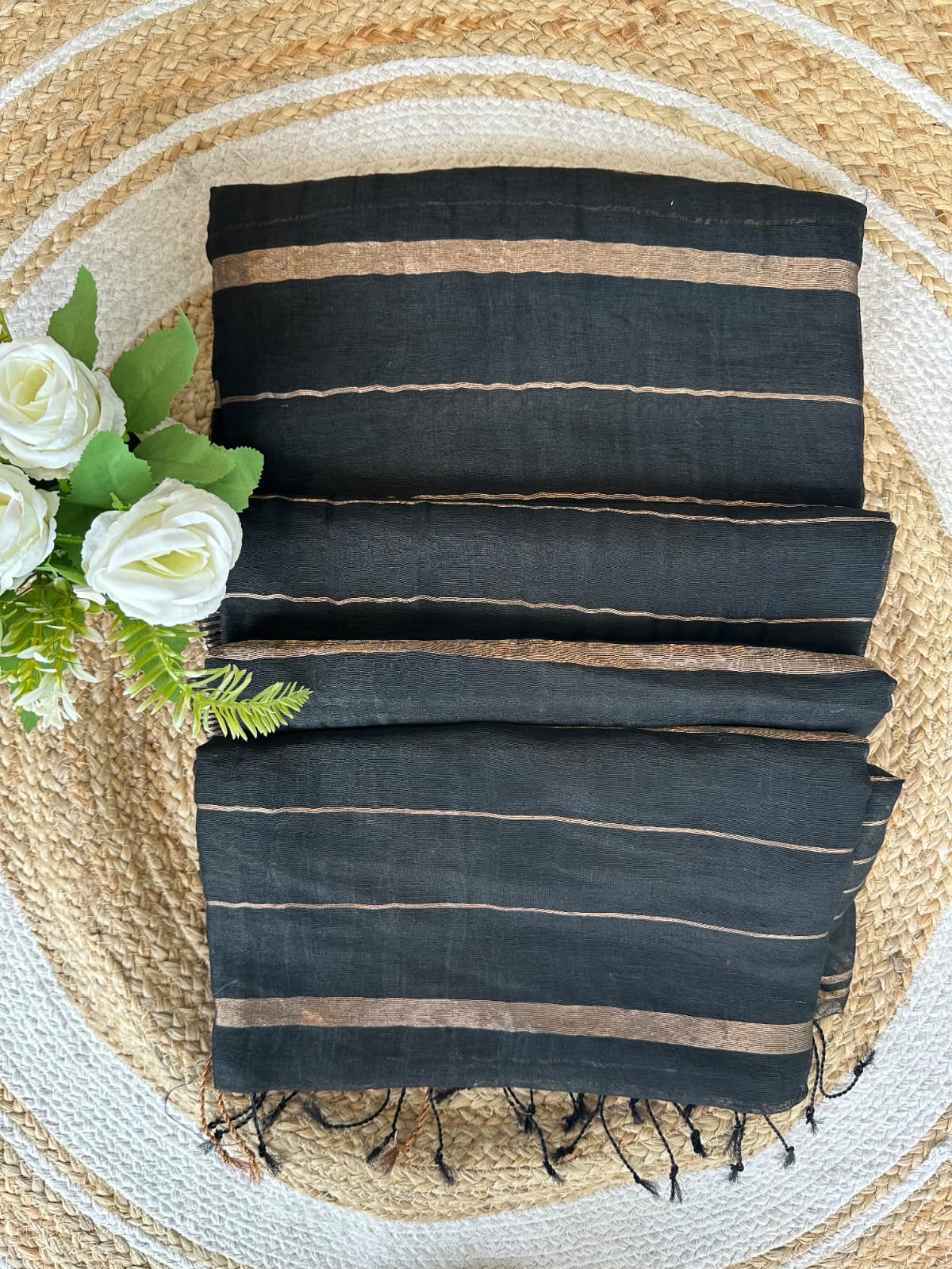 Premium Linen Silk Saree