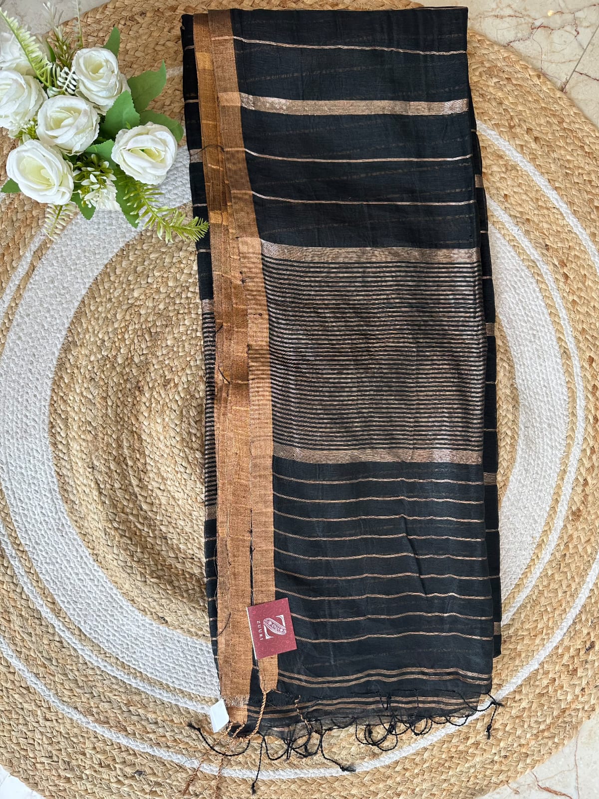 Premium Linen Silk Saree