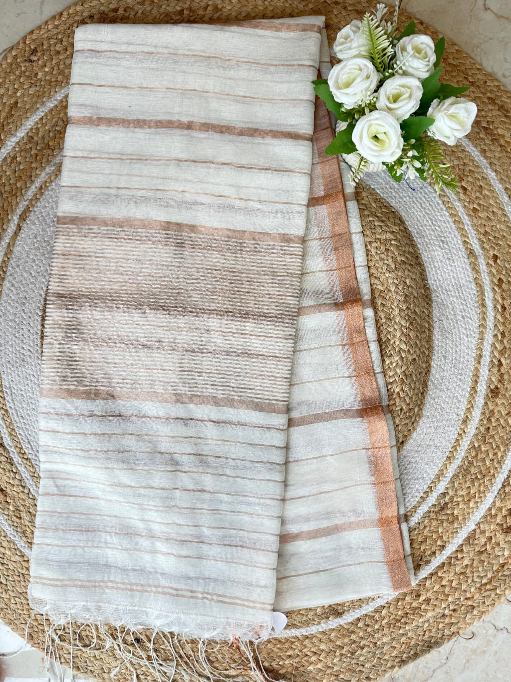 Premium Linen Silk Saree