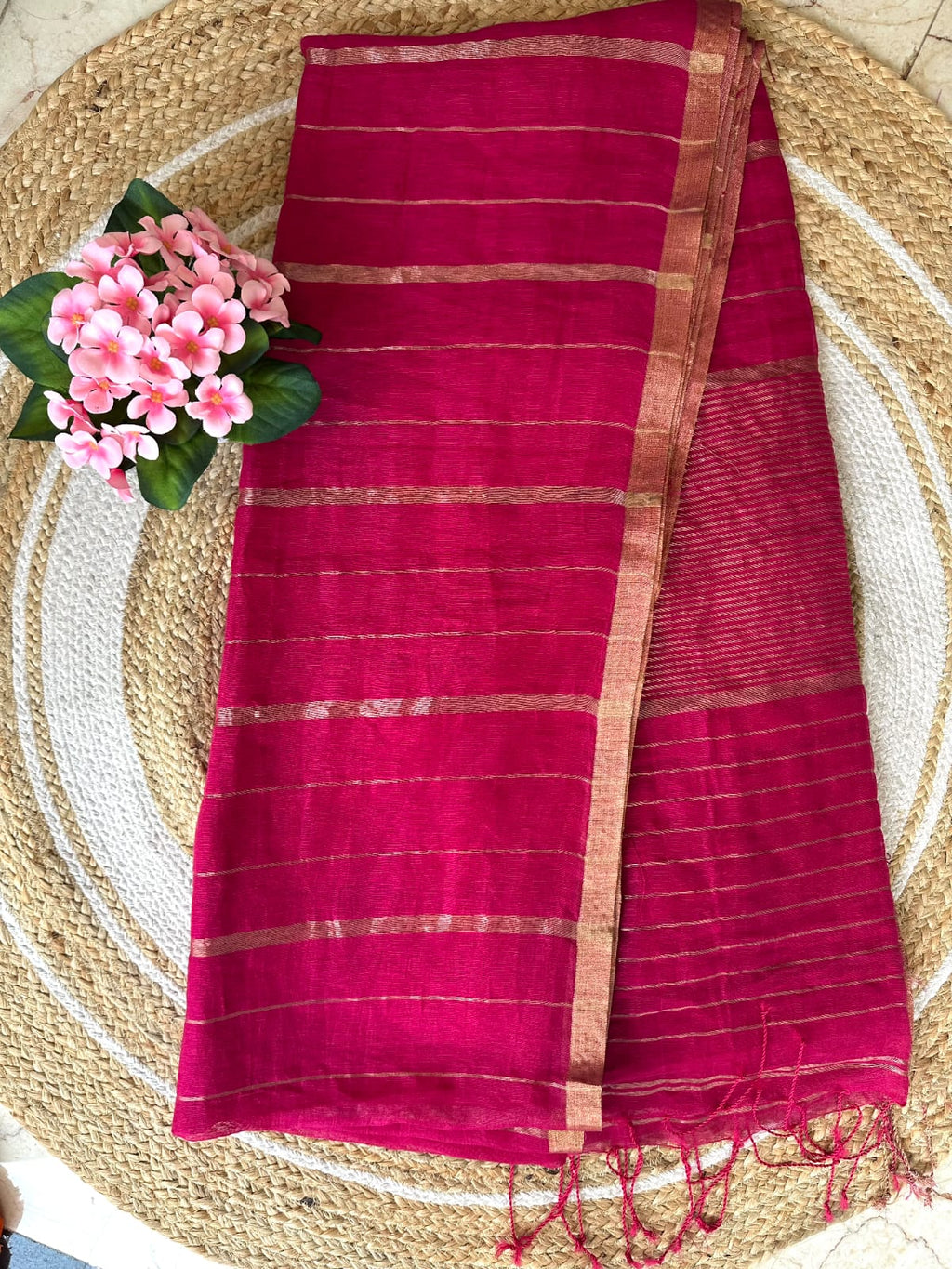 Premium Silk Linen saree