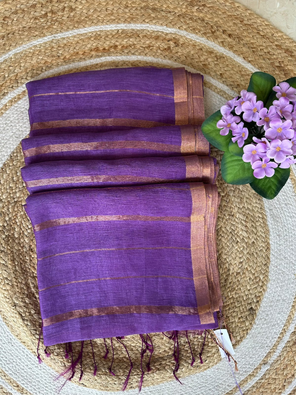 Premium Linen Silk Saree