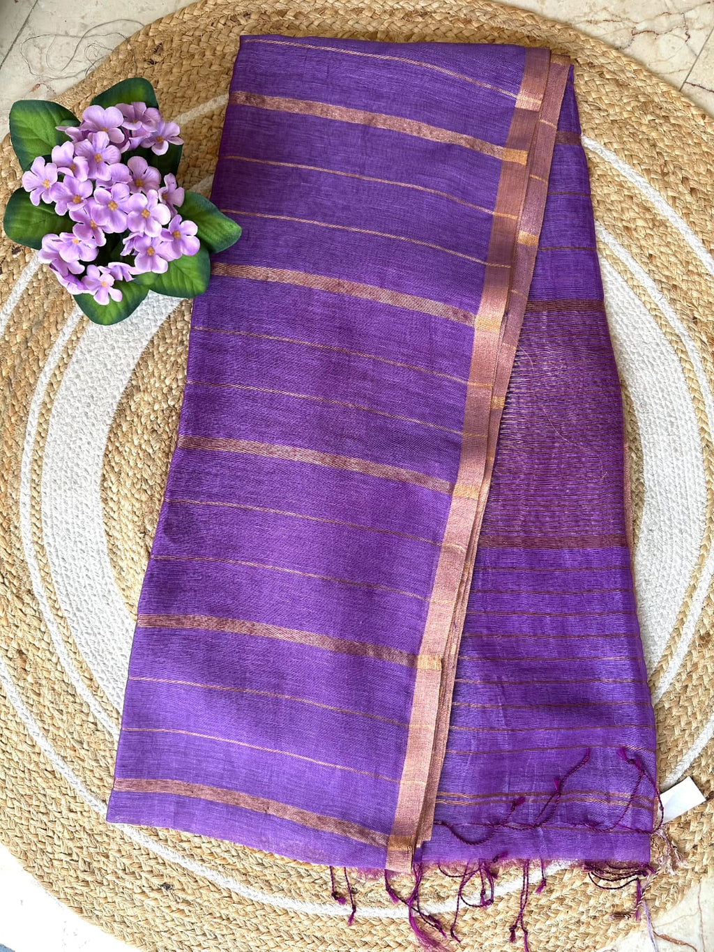 Premium Linen Silk Saree