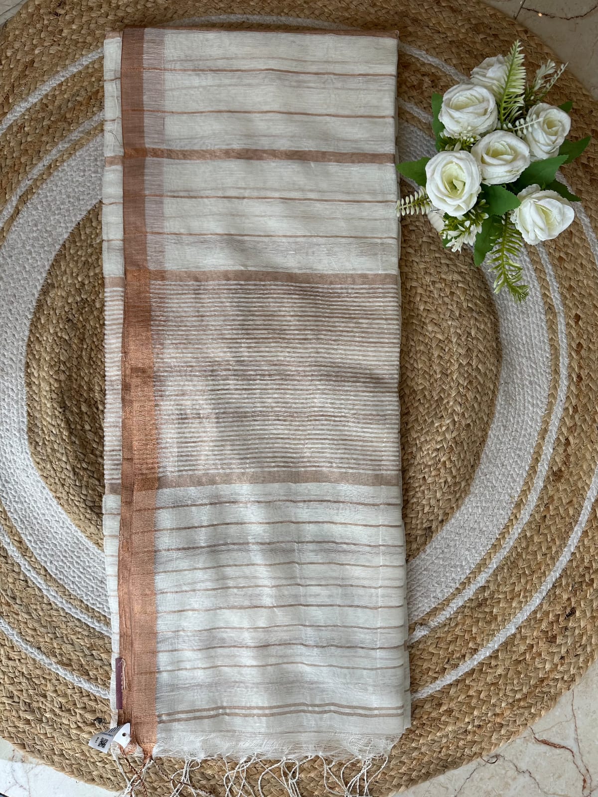 Premium Linen Silk Saree