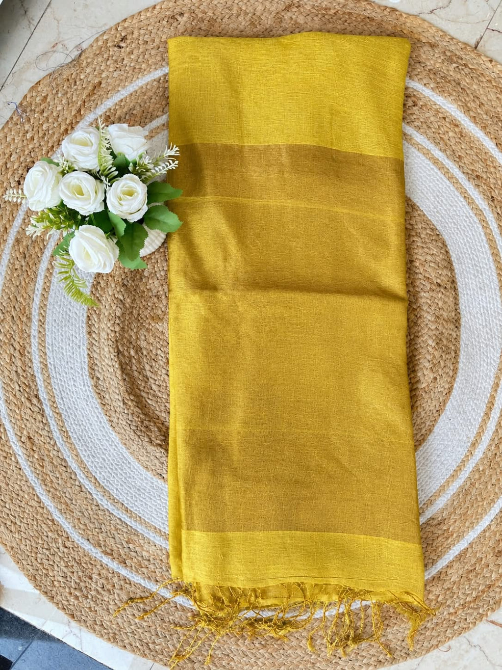 Silk Linen Saree
