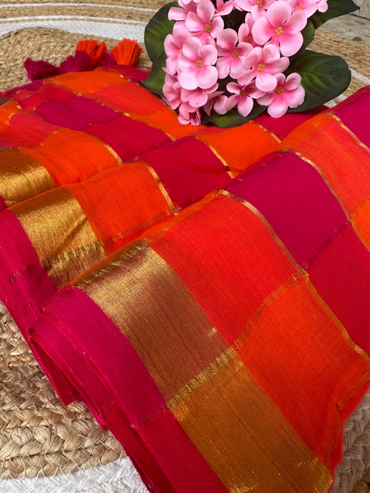 Premium Mul Cotton Saree