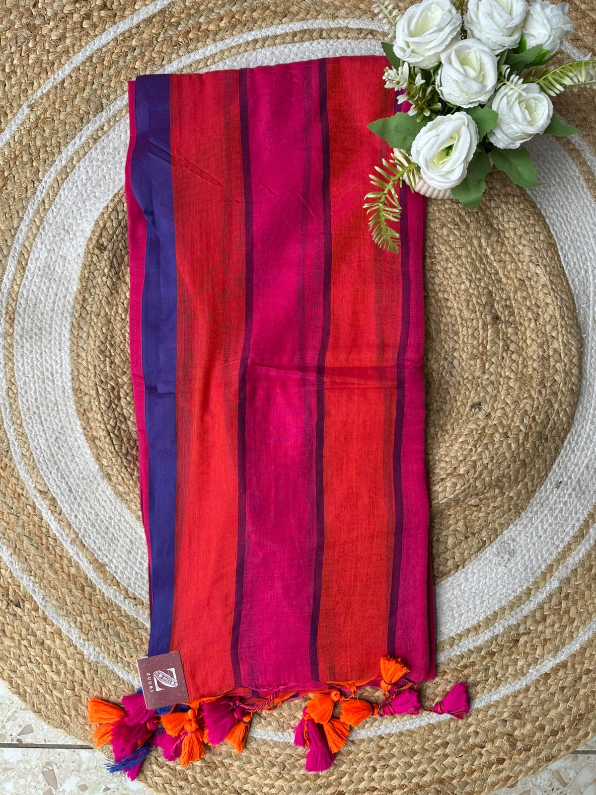 Premium Mul Cotton Saree