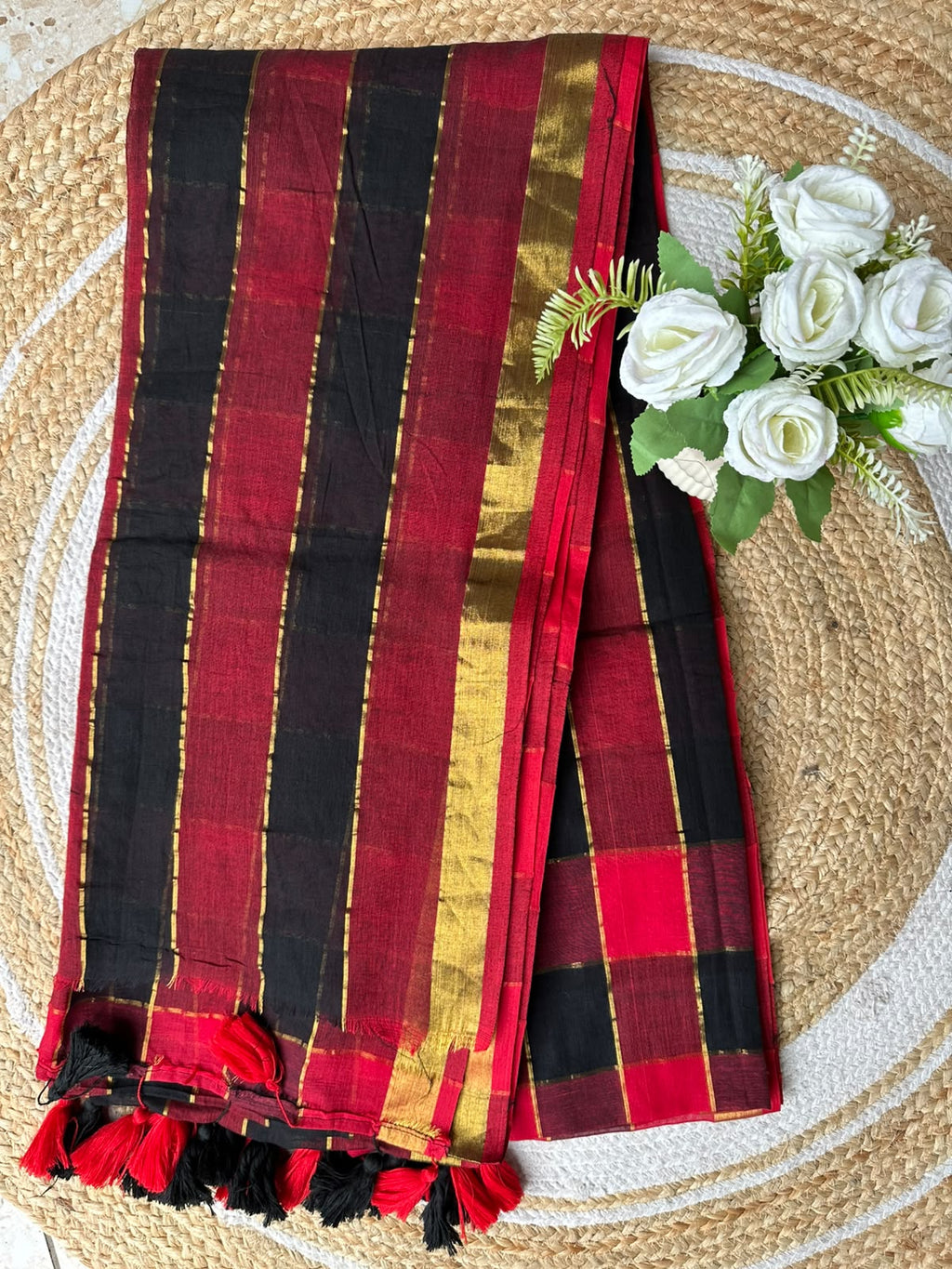 Premium Mul Cotton Saree