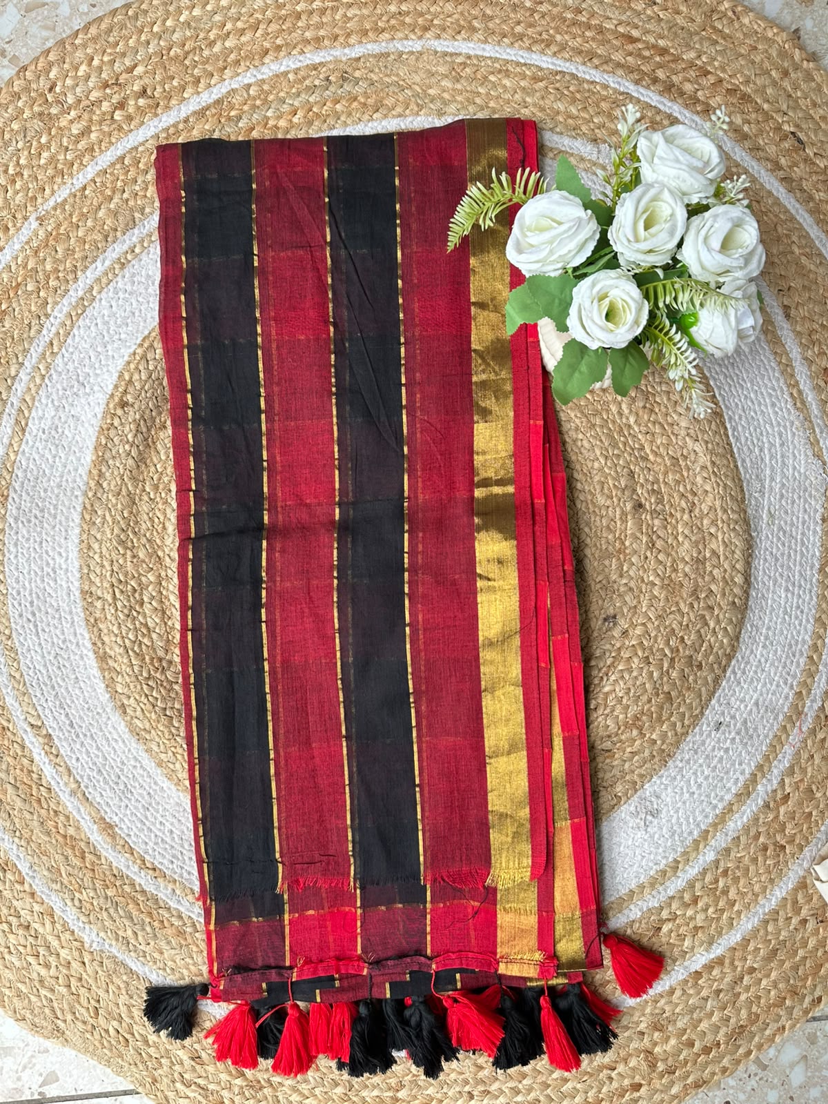 Premium Mul Cotton Saree