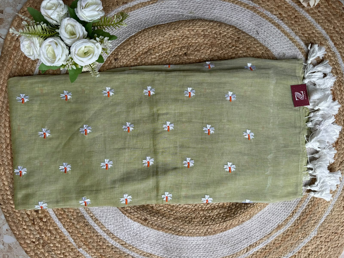 Premium Mul Cotton Saree