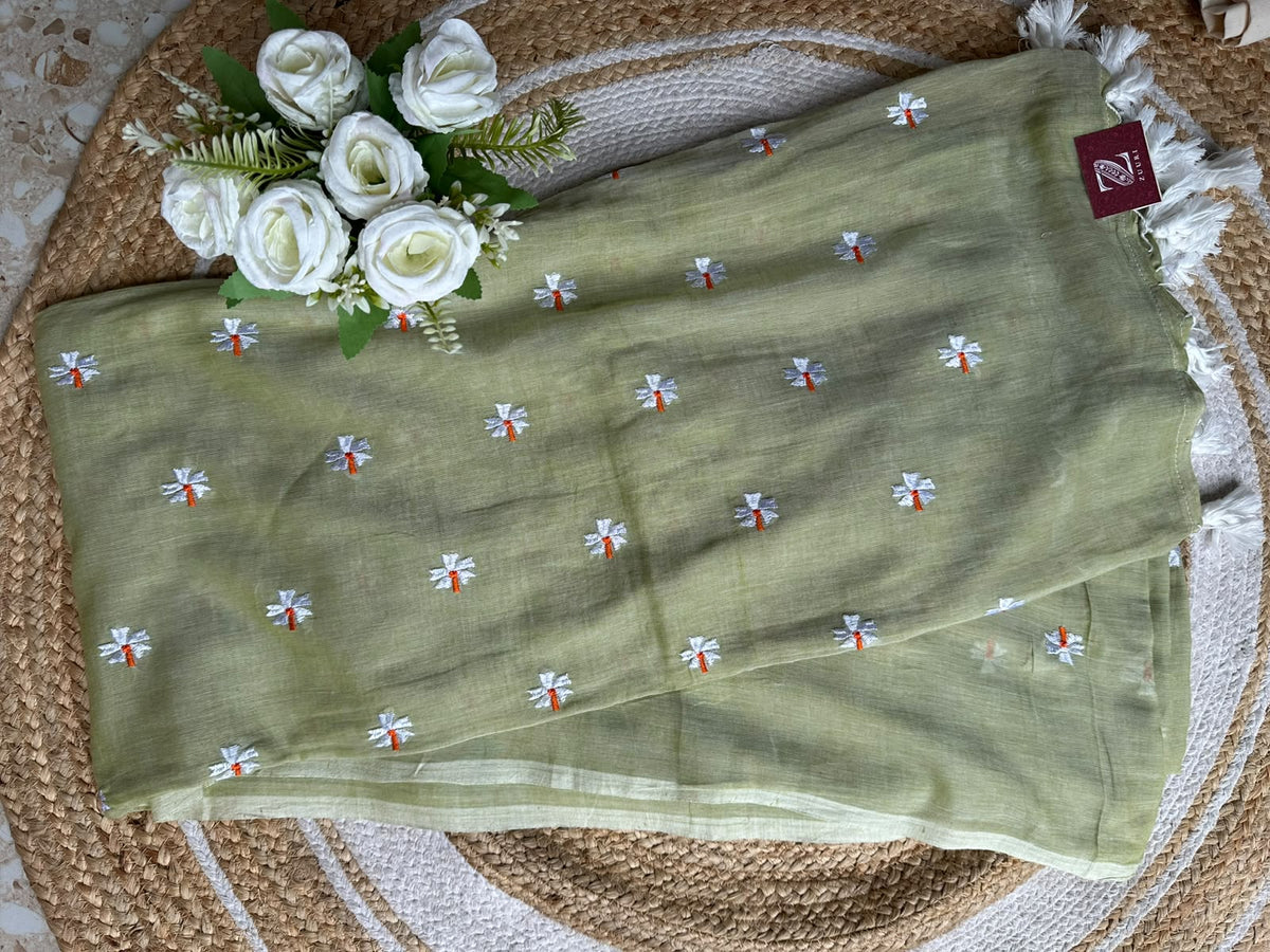 Premium Mul Cotton Saree