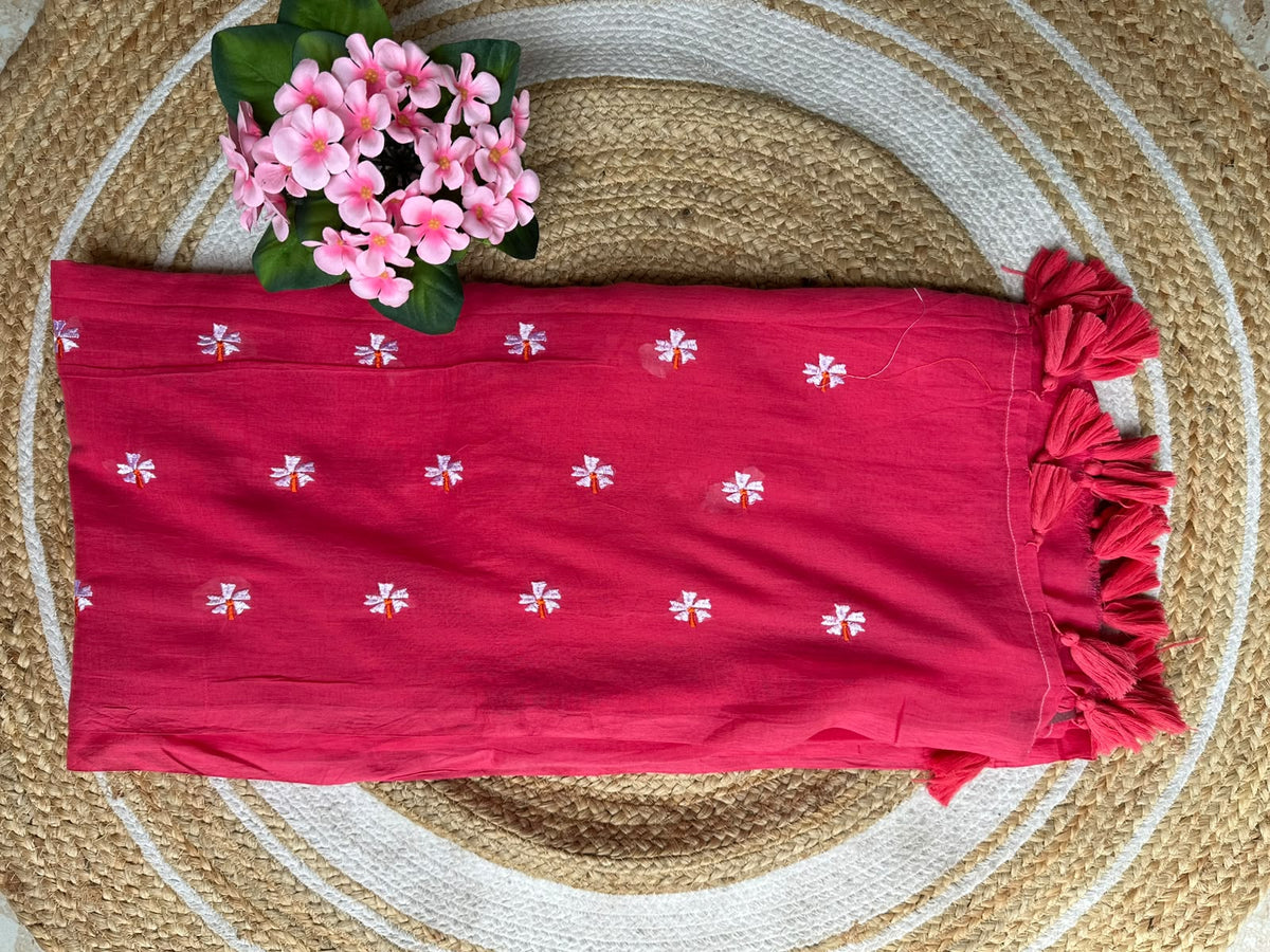 Premium Mul Cotton Saree