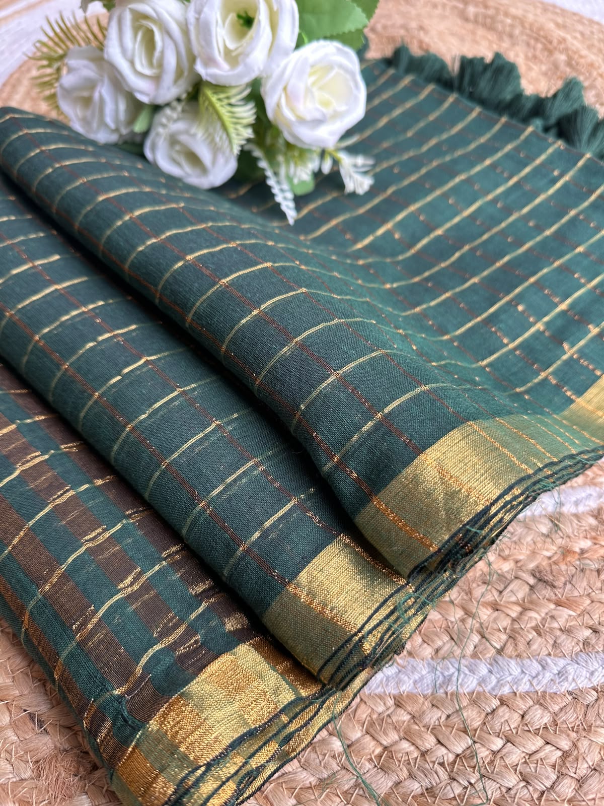 Premium Mul Cotton Saree