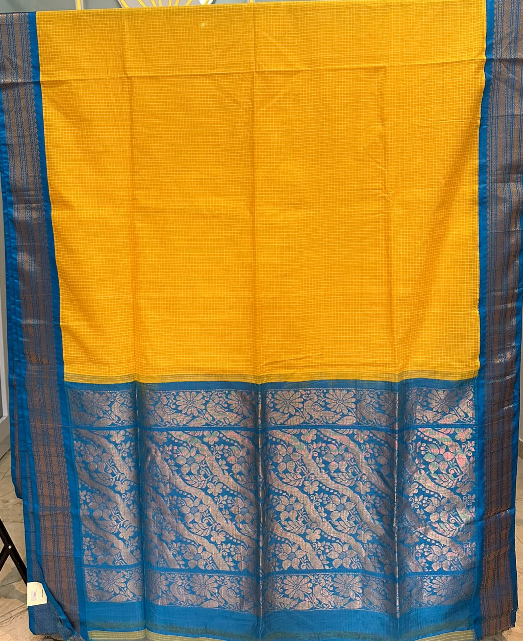 Handloom Gadwal Cotton Saree