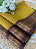 Handloom Gadwal Cotton Saree