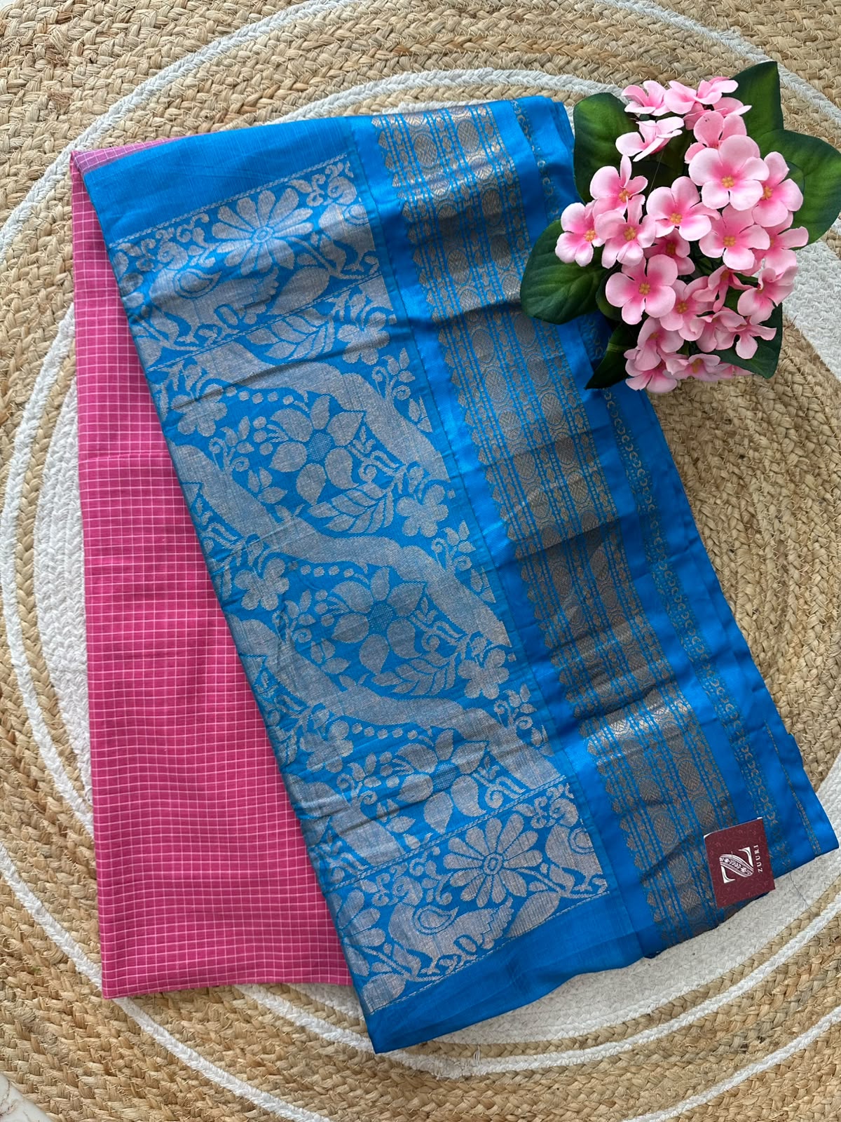 Handloom Gadwal Cotton Saree