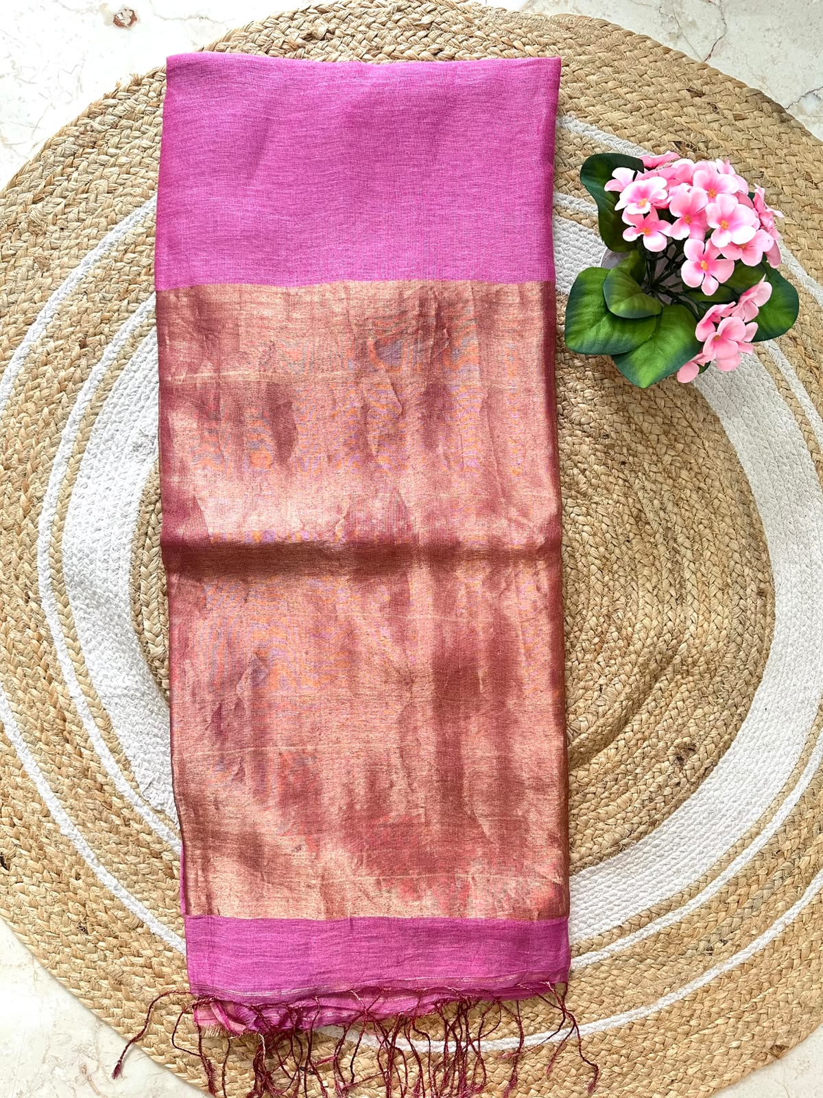 Premium Silk Linen saree