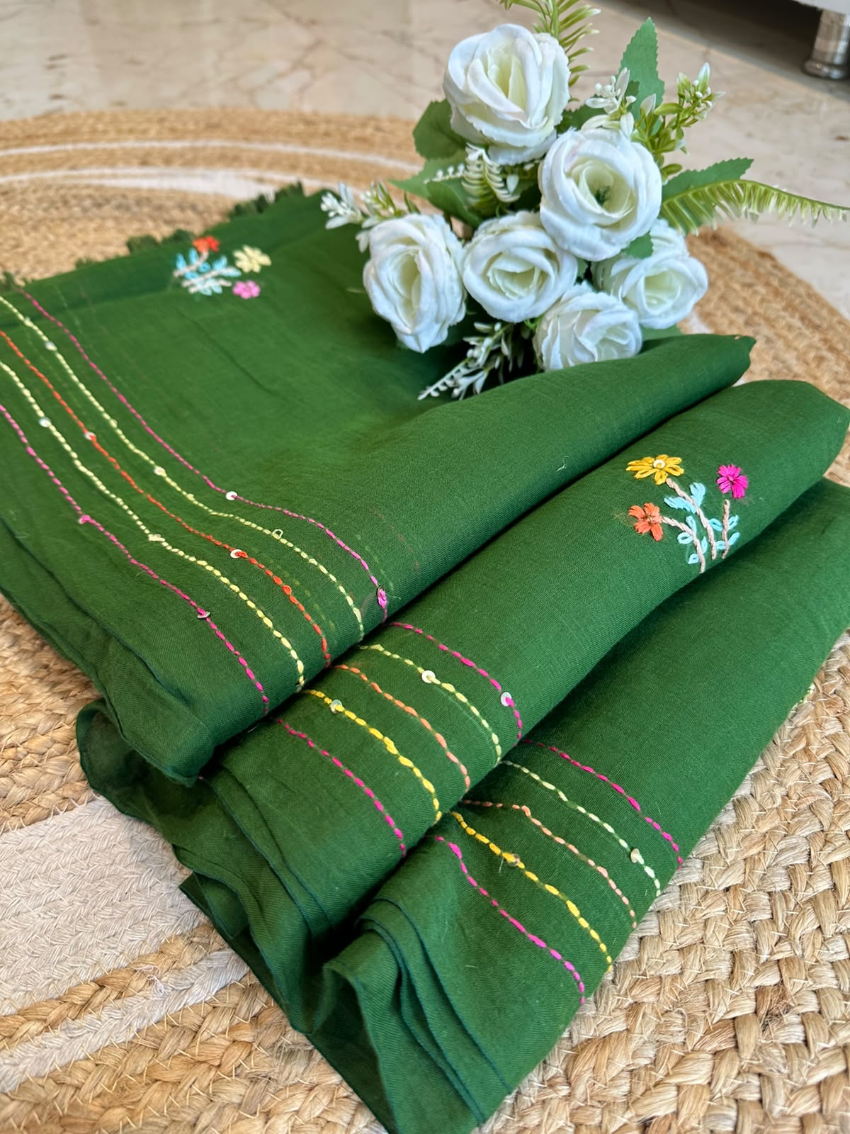 Premium Mul Cotton Saree