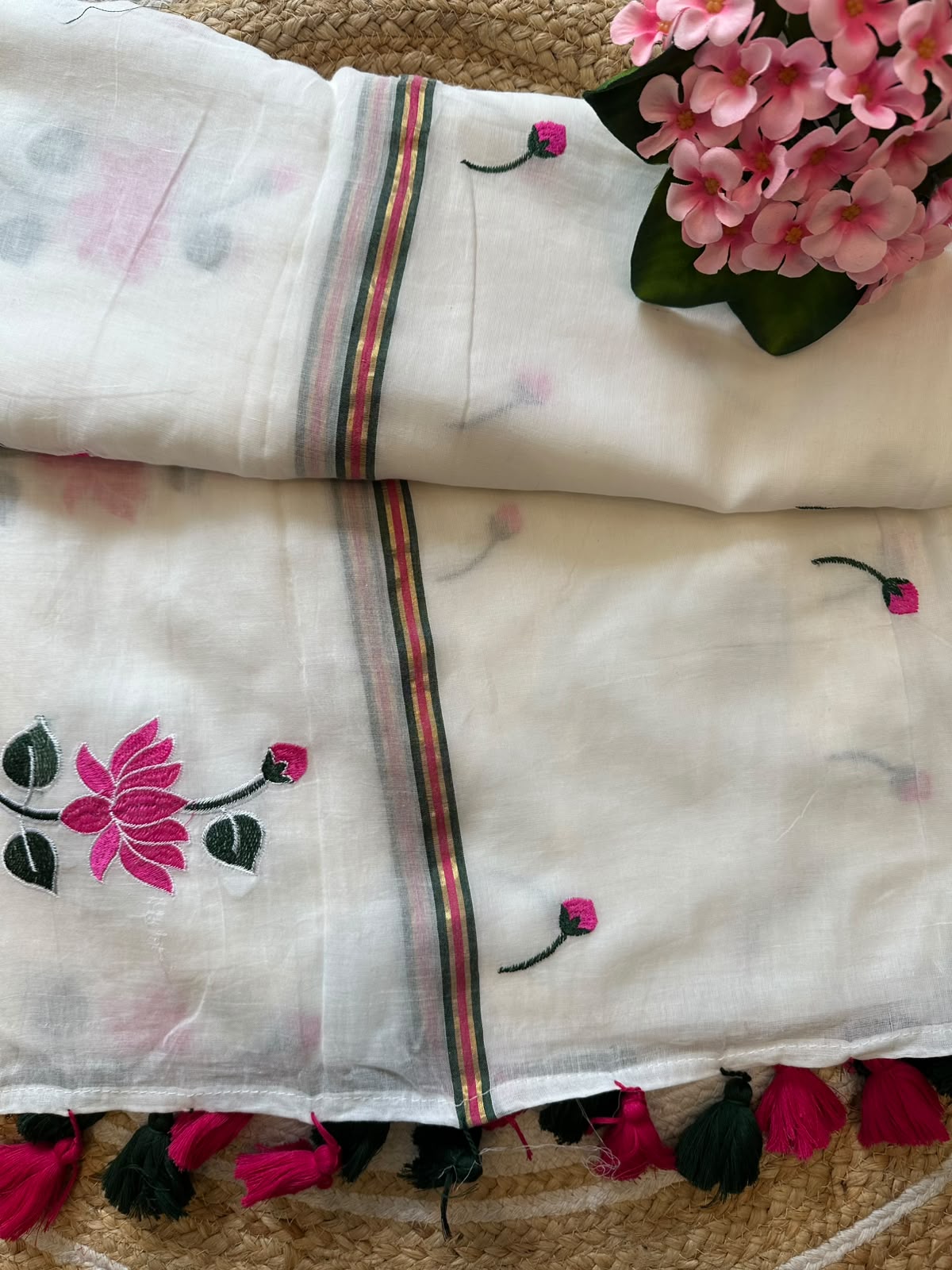 Premium Mul Cotton Saree