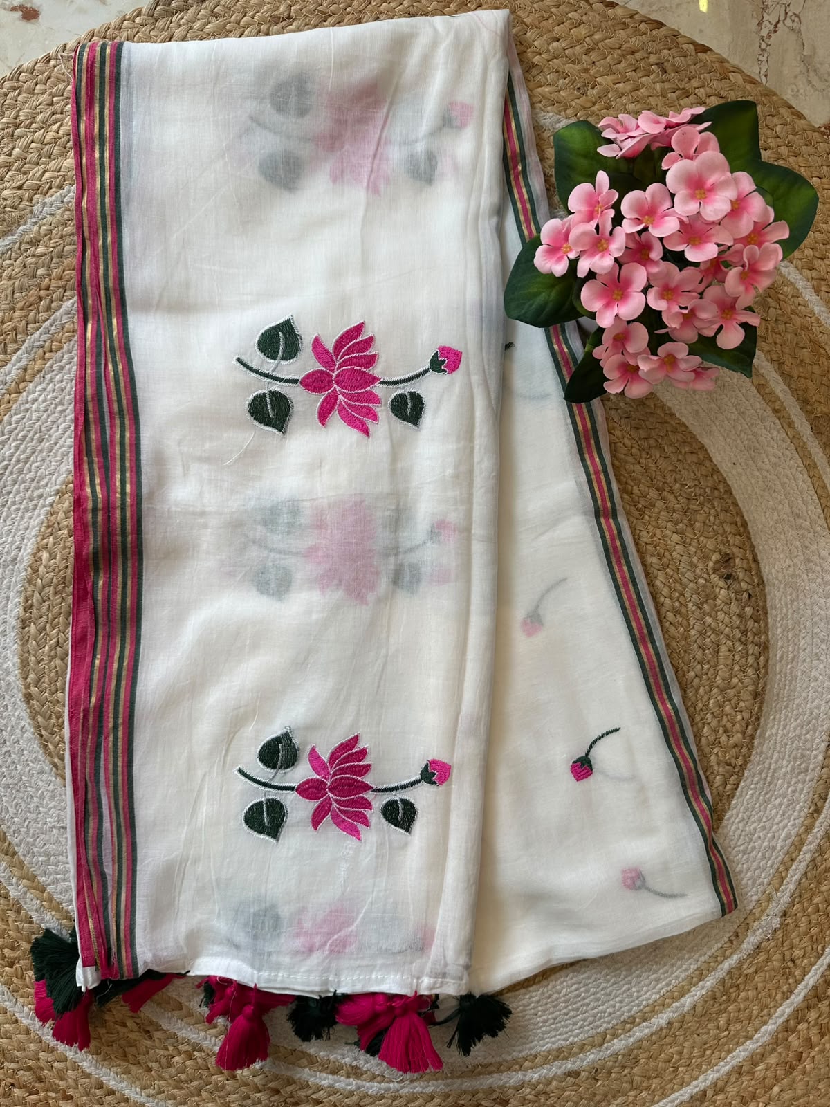Premium Mul Cotton Saree